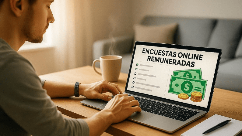 Mejores encuestas remuneradas para ganar dinero extra en casa