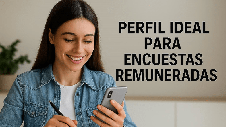 Perfil ideal para encuestas remuneradas